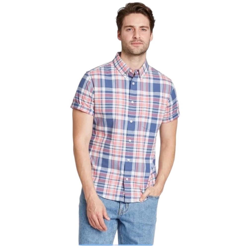 Goodfellow & Co. “Northrop” Plaid Button-Down Shirt
